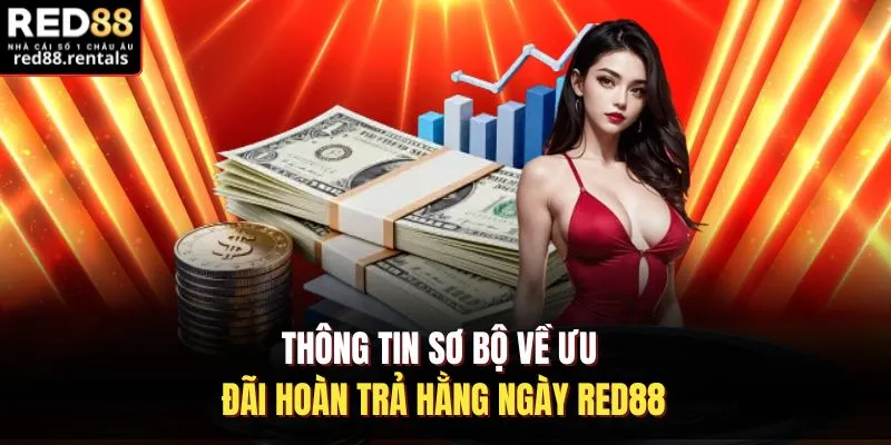 Thông tin sơ bộ về ưu đãi hoàn trả hằng ngày Red88